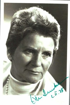 Erika Dunkelmann    **   Original Unterschrift auf Karte **   N 119 c