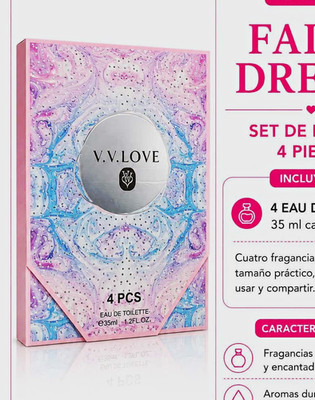 V.V. Love Fairy Dream EDT Spray Gift Set 4pc Travel Size 35ml