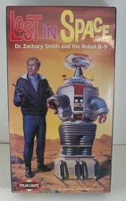 LOST IN SPACE Polar Lights Model Kit 5019 Dr Zachary Smith and the Robot B-9 NIB