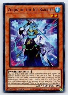 Zuijin of the Ice Barrier SDFC-EN005 Structure Deck: Freezing Chains Yu-Gi-Oh