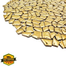 1.1lb Mixed Color Ceramic Mosaic Tiles for Crafts Home Decor DIY Small Irregu...