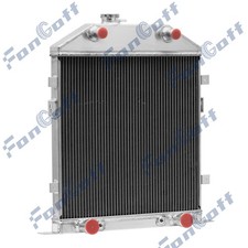 Fits 1942-1948 Ford Deluxe Mercury Coupe Flathead Engine At 3 Row Radiator New