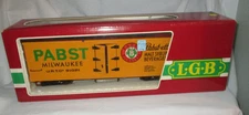 L.G.B. /LEHMANN G SCALE 4074 PABST BOXCAR IOB