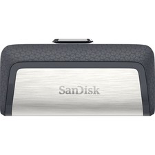 SANDISK Ultra Dual Drive 64GB, USB-C & USB-A, Up to 150MB/s Read Speeds