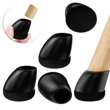 16pcs Chair Leg Cap Angled Feet Floor Silicone Protector School Furniture Glider