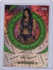 2025 Topps WWE Universe Rhea Ripley Green Electric /125 #57