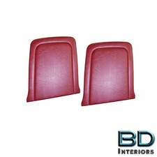 Bucket Seat Upholstered Backs Dark Red 1966 Mustang Coupe Convertiblefastback