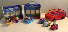 PEPPA PIG Fold and Go School House Toy with Figures, Wheelies, and Car