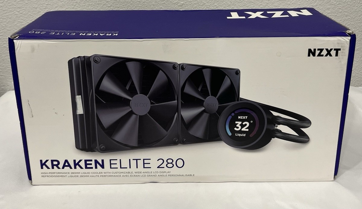 NZXT Kraken Elite 280mm AIO CPU Liquid Cooler w/ LCD Display