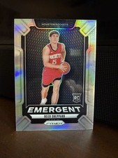 #26 2024-25 Panini Prizm Emergent Silver Reed Sheppard Rookie Houston Rockets