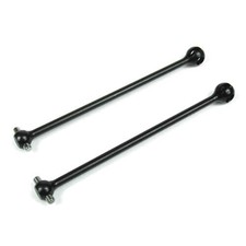 Tekno RC Driveshafts front/rear, hardened steel, 2pcs