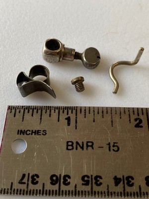 Singer  99 Sewing Machine Part - 2054 Needle Clamp, Thread Guide & Cutter