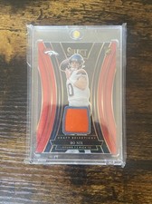 2024 Panini Select - Draft Selections Memorabilia Bo Nix #DSM-BNX Red Prizm...