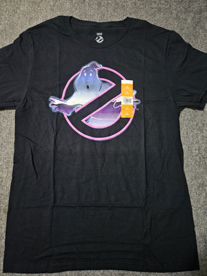 Mad Engine Ghostbusters Black T Shirt Size M