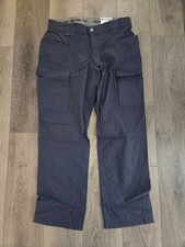 Duluth Trading Men's Duluthflex DOTF Relaxed Fit Cargo Pants Navy Blue NWT