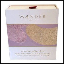 Wander Beauty Winter Glow Kit LE Baggage Claim Eye Mask Set 16 Pairs New Sealed