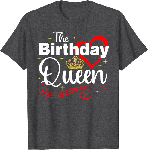 The Birthday Queen Women Men Couples Matching Birthday T-Shirt Hoodie - Picture 10 of 12