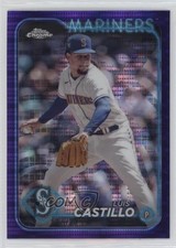 2024 Topps Chrome Purple Sonar Refractor 116/275 Luis Castillo #129 v9t