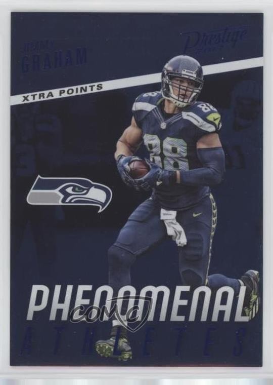 2017 Panini Prestige Phenomenal Athletes Xtra Points Blue Jimmy Graham #30 0b7
