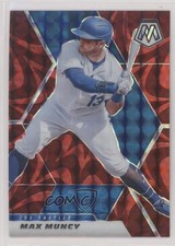 2021 Panini Mosaic Reactive Red Mosaic Prizm Max Muncy #28 06ee