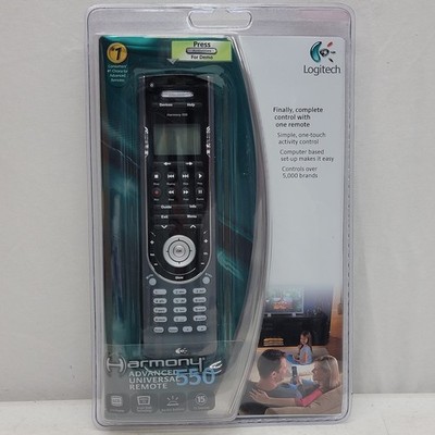 Logitech Harmony 550 Advanced Universal Remote, Control 15 Devices - BRAND NEW