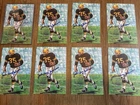 Lot of 8 Goal Line Art John Henry Johnson Pittsburgh Steelers Signed - JSA cert