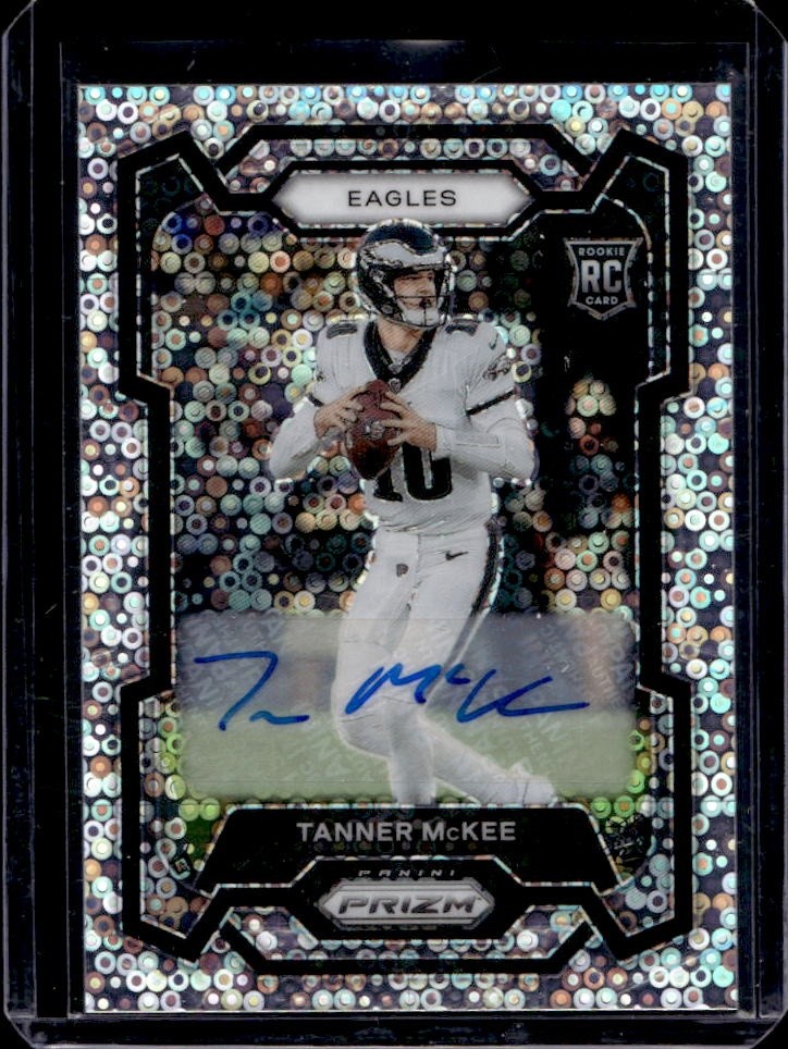 Tanner McKee Panini Prizm #383 Autograph No Huddle