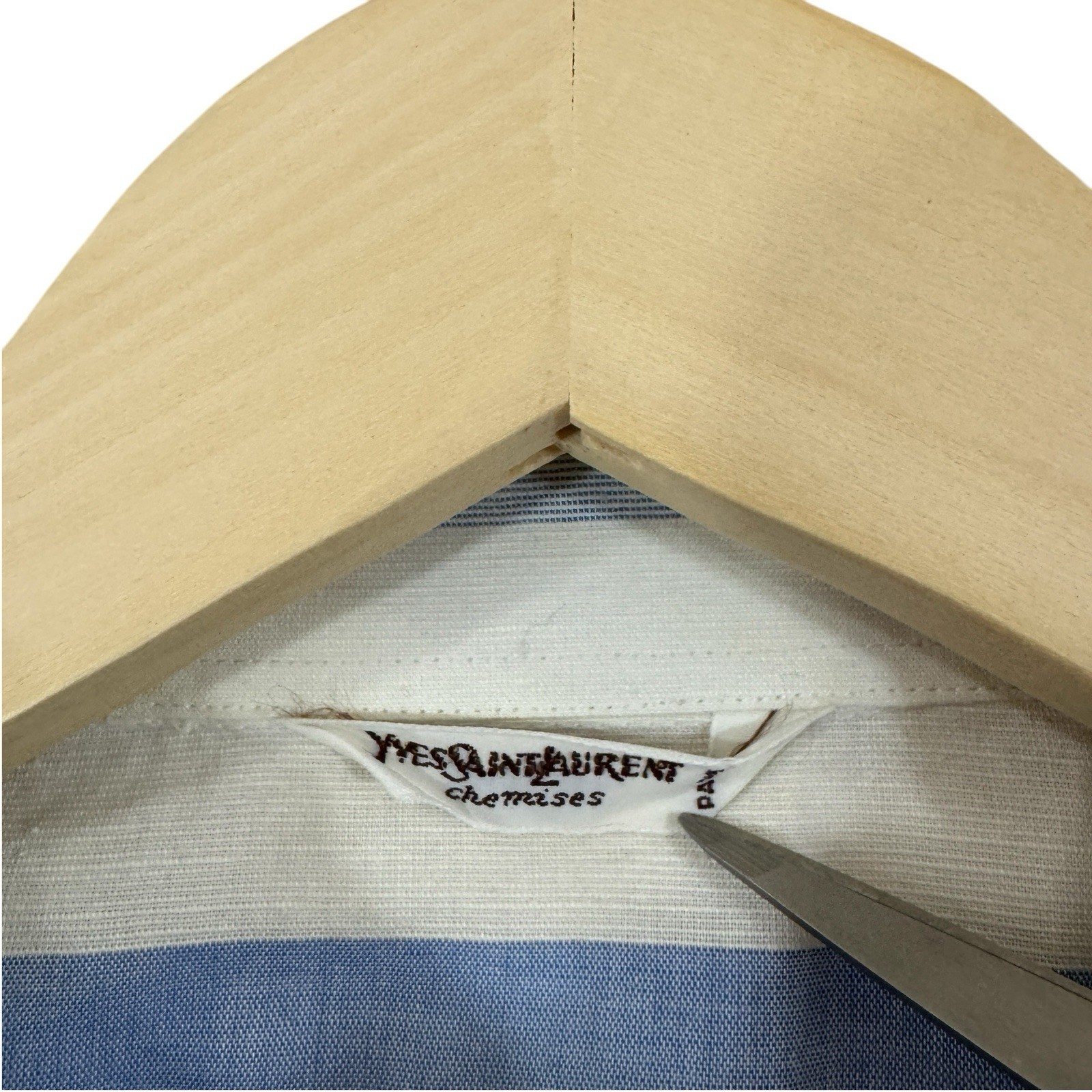 Camicia vintage Yves Saint Laurent 5 16 5 bottoni manica corta nautica uomo LEGGI