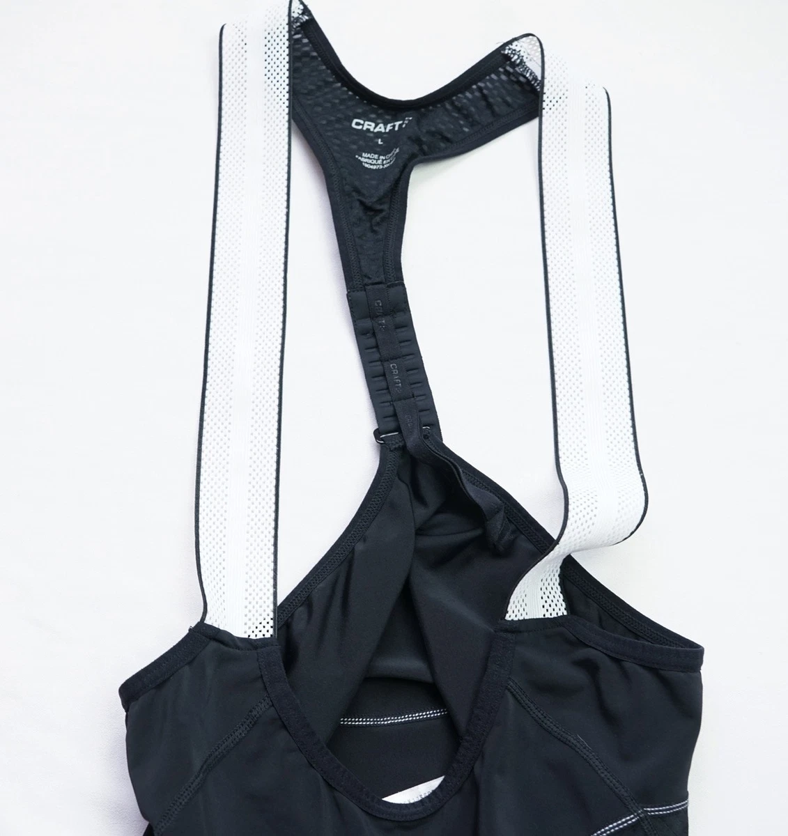 Craft Reflective Glow Bib Shorts womens Bibs Padded Chamois size L Large 1904973
