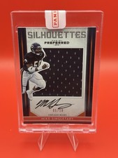 2016 Panini Preferred Silhouettes #15 Mike Singletary Patch Auto /10 Bears HOF