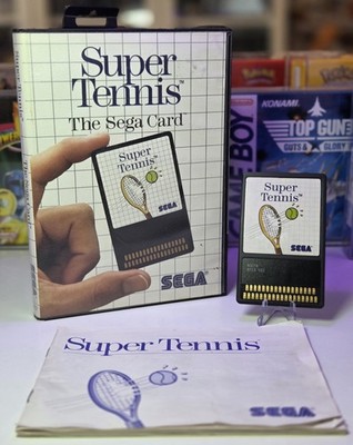 Sega Master System - Super Tennis - Sega Card - Guter Zustand
