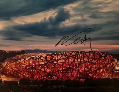 Ai Weiwei signed Autogramm Künstler 14x11 Foto