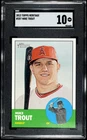 2012 Topps Heritage MIKE TROUT RC #207 SGC 10 Gem Mint Angels Rookie Card