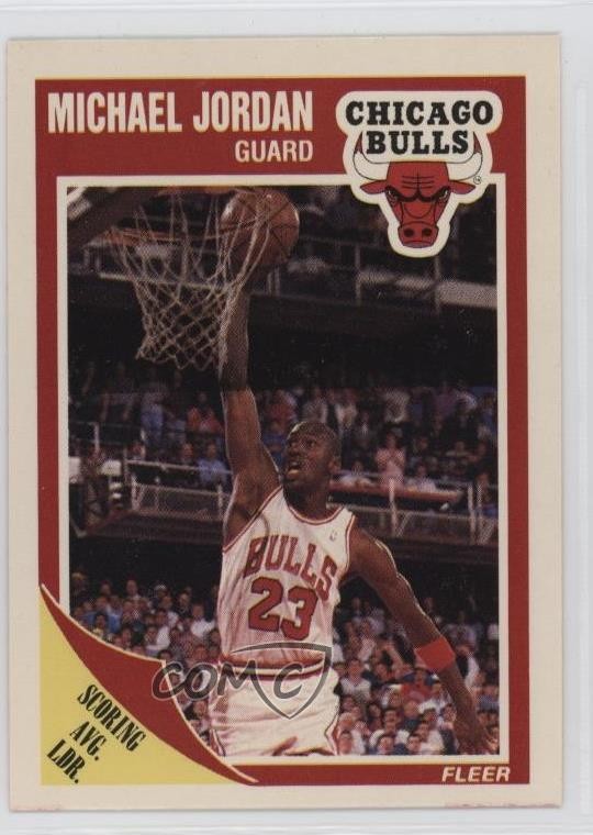 1989-90 Fleer Michael Jordan #21 HOF