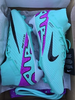 NIKE ZOOM MERCURIAL SUPERFLY 9 ELITE FG HYPER TURQUOISE SZ 8.5-9-9.5 [DJ4977-300