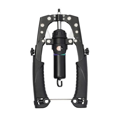 Manual Chest Expander Black Hydraulic Power Adjustable Twister Arm Exerciser
