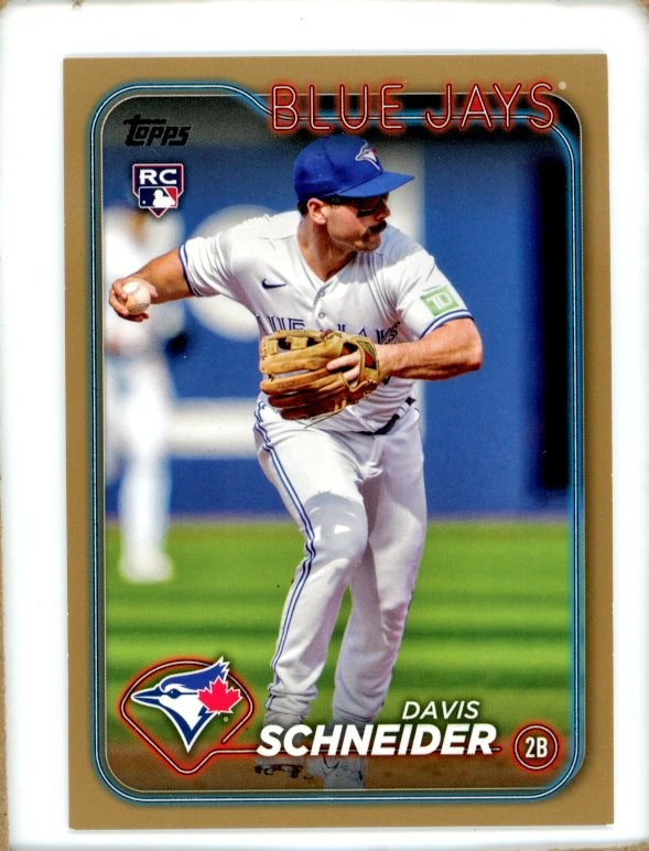 2024 Topps #189 Davis Schneider Gold
