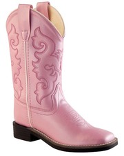 Old West Girls' Western Boot - Square Toe - VB9120