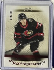 2021-22 Upper Deck Artifacts Rookies Ruby /499 Shane Pinto #176 Rookie Ottawa