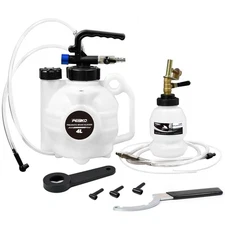4L Vacuum Brake Bleeder Kit, One Person Pneumatic Brake Bleeding Fluid Extrac...
