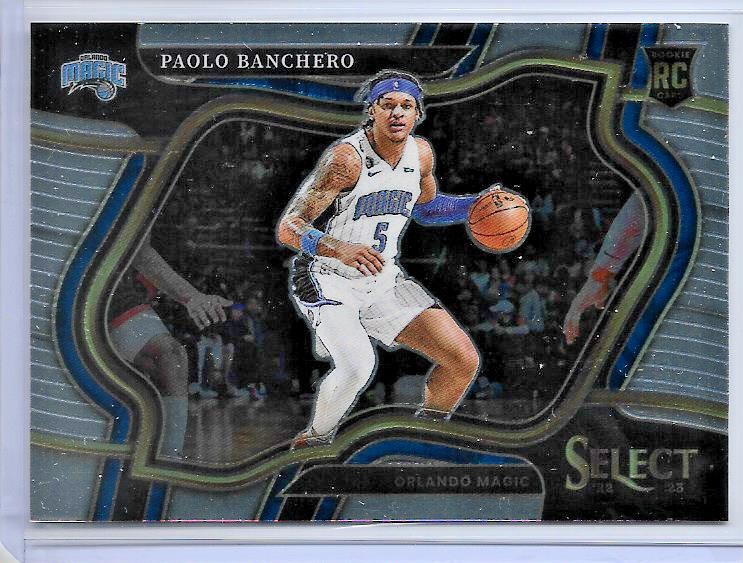 2022/23 PANINI SELECT BASKETBALL PAOLO BANCHERO COURTSIDE #295 MAGIC RC ROOKIE