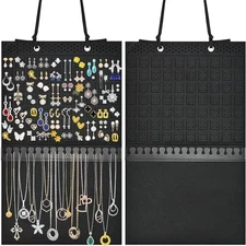 Hanging Earring Holder Organizer, Upgraded Wall Jewelry Organizer Storage for Ea