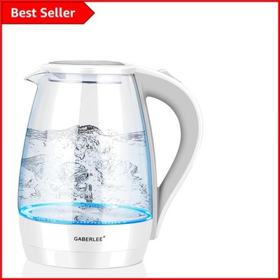 Rapid Boil 1,7L Wasserkocher - Borosilikatglas & Sicherheitsfunktionen