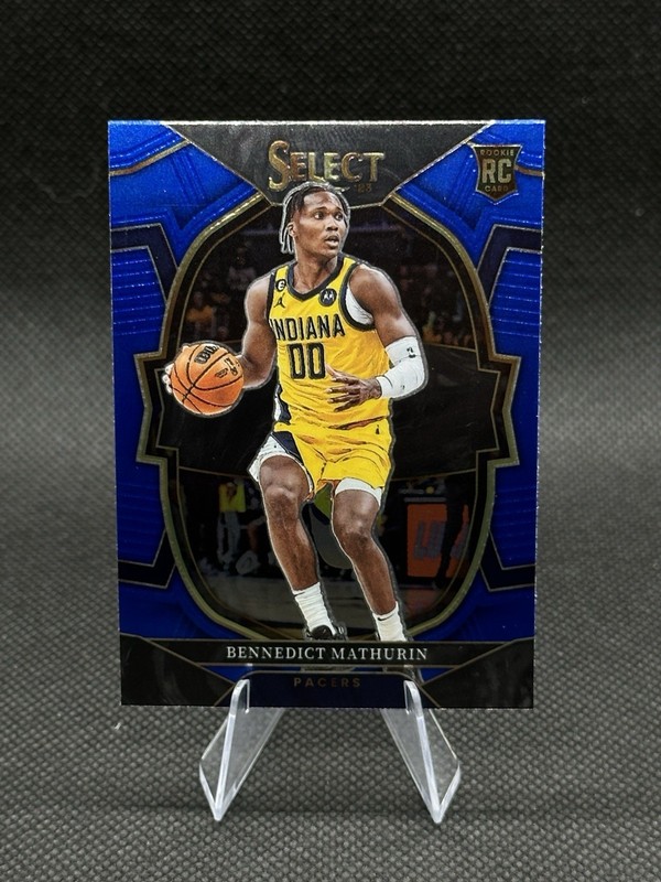 2022-23 Panini Select Benedict Mathurin Concourse Blue #79 Rookie RC Pacers
