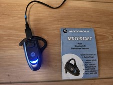 Motorola H350 Black Handsfree Rechargeable Wireless Bluetooth Headset W/ Charger