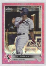 2022 Topps Chrome Logofractor Edition Pink Refractor 4/199 Eloy Jimenez #39 0c2