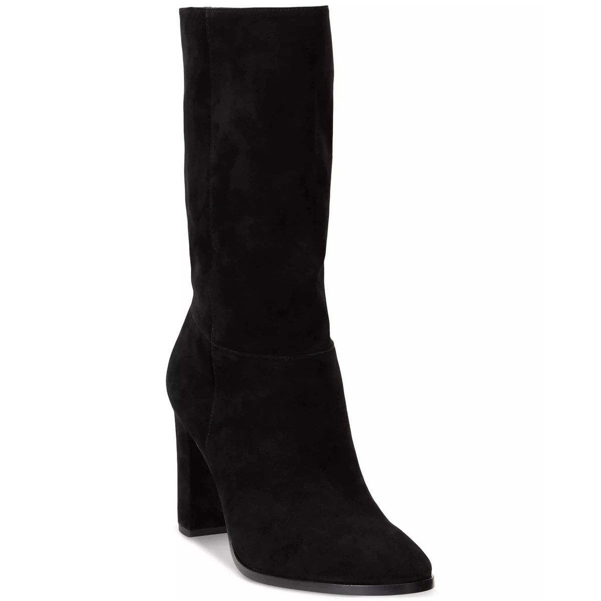 Lauren Ralph Lauren DEVONA Womens Boots Tall US 9 Black Suede Heels 2219 Lauren Ralph Lauren Women main image 2