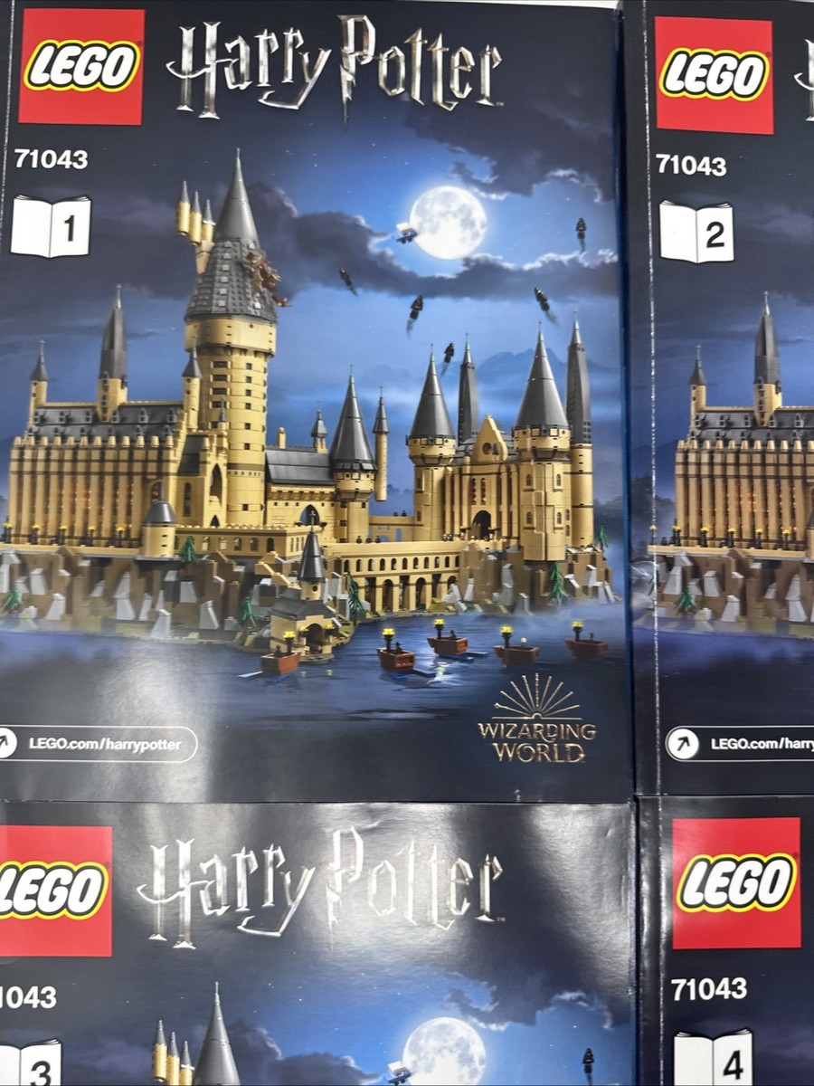 LEGO 71043 Harry Potter Hogwarts Castle Instruction Manual BOOKS
