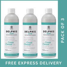 Delphis Eco Multi-Use Non-Scratch Cream Cleaner 500ml Pack of 3 – Eco Friendly 11.12 per litre