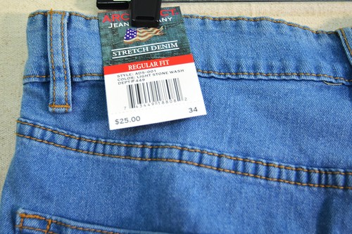 ARCHITECT 'Regular Fit Stretch Denim Shorts' Men's 34 30 Medium Wash NWT - Bild 2 von 5